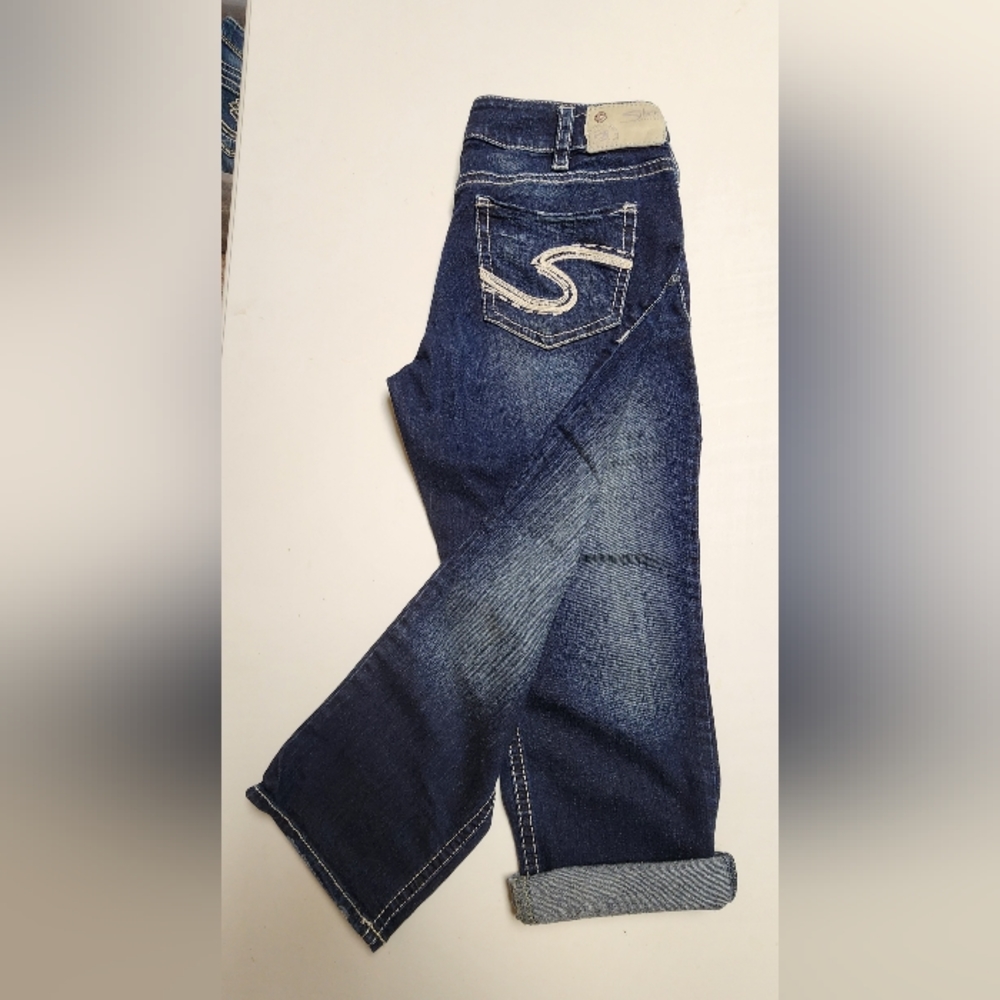 Capri, Silver Jeans Co, SUKI jeans, 30x22.5